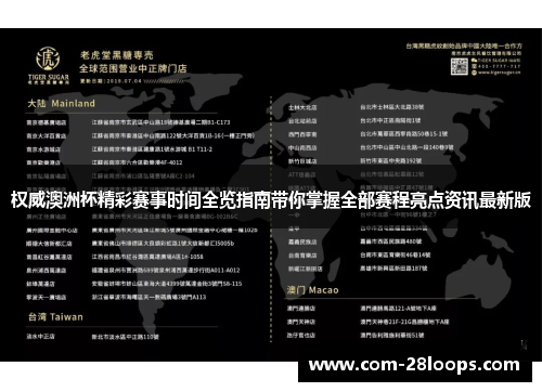 权威澳洲杯精彩赛事时间全览指南带你掌握全部赛程亮点资讯最新版 权威澳洲杯精彩赛事时间全览指南带你掌握全部赛程亮点资讯最新版